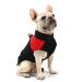 Femax dog coat for dogs dog jackets waterproof warm jacket for small medium -sized large dogs winter jacket warm padded puppy vest pet clothing for cold weather red XL (breast 48cm back 39cm)
