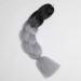 Showjarlly Jumbo Braid Art Hair - Ombre 24 Inch Kanekalon Hair Extensions (5 Pack) for Crochet Twists & Box Braids - Black Silver #61cm - Perfect for Stylish Hairdos! - Buy Online on GoSupps.com