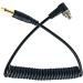 3.5mm Plug Male Flash PC Sync Coiled Cable 12 inch for Studio Photography - Buy Online on GoSupps.com