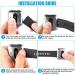 Adjustable Silicone Bands for Fitbit Versa/Versa 2/Lite - Black Large - Fitness Straps for Women/Men - Buy Online on GoSupps.com