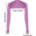 TSLRSA UV Protection Bolero | 2-Piece Cooling Scarf Arm Cuffs with Finger Holes - Blue & Purple - Buy Online on GoSupps.com