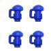 Universal Trampoline Pole Cap by Upper Bounce 4-Pack Blue 1.5" Diameter Pole