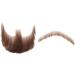 Halloween Moustache Beard Fake Mustache Face Beard for Adults Realistic Makeup Costume Lace Man Beards Brown - Buy Online on GoSupps.com