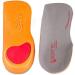 PRO 11 WELLBEING 1 Pair of Ultra Slim Fitting 3/4 Orthotic Insoles with Poron Heel Cushion Plantar Fasciiits Releif (M 7/8.5 UK Black) M 7/8.5 UK Black - Buy Online on GoSupps.com