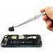 Metal Diamond Gemstone Tweezers with Side Lock Indented Serrated Tips for Easy Pick Up - Buy Online on GoSupps.com