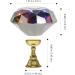 FOMIYES 1 Set manicure practice base fake nail holder fingernail display stands manicure tool nail tips practice holders magnetic base 6 piece set Crystal glass with electroplating diamond Colorful - Buy Online on GoSupps.com
