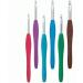 Clover Amour Crochet Hook 6.0mm - Brown | Ergonomic Design, Ideal for Crafting Projects - Buy Online on GoSupps.com