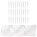 Minkissy 30Pcs Lip Brush Set Lipstick Lip Gloss Wands Silicone Lip Scrubber & Lip Balm Applicator White Perfect for Makeup Application & Eyes Cream International Shipping Available - Buy Online on GoSupps.com