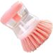 rongweiwang PP Cookware Brush Nonslip Detachable Soft Hair Washable Cleaning Brushes Tool Accessories with Wash-up Dispenser Pink - Buy Online on GoSupps.com