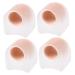 LALAFINA 2 Pairs Toe Splitter Spacer Comfortable Separators Bunion Cushion Sleeves Bunion Toe Separators Big Toe Separator Thumb Protector Reusable Bunion Foot Protectors for Feet Men Sebs As Shown 2.7x2.2cm