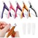 Professional Nail Art Clipper Special Type U Word False Tips Edge Cutters Manicure Colorful Stainless Steel Nail Art Tools Trimmer (Color : Purple) - Buy Online on GoSupps.com