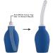 1 Pcs Anal/Vaginal Enema Bulb - Colonic Irrigation & Rectal Syringe Cleaner (Blue) - Fast International Shipping - Buy Online on GoSupps.com