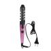 Hair Curling Wand | Portable Curling Wand | Automatic Hair Curler Hair Straightener and Curler 2 in 1 Curling Iron for Hair Styling Pink US