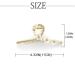 Bohend Big Flowers Hair Claw - Rhinestone Wedding Hair Clip for Women and Girls - Buy Online on GoSupps.com