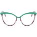 Shop Laureles Fashion Women's Blue Light Blocking Computer Cat Readers - Green Leopard 2.0x Magnifying Eyeglasses - Buy Online on GoSupps.com