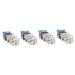 Lurrose 20 pc storage bags for women's bandages Storage bags for women's binding cash money exchange bag for menstrual bandages Money bags knitted girl breastfeeding pad as shown x 4 pieces 13x13cmx4pcs