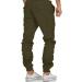 Buy Haiorziyou Men s Slim Fit Cargo Jeans Stretch Sports Pants for Jogging & Leisure | Vintage Style Green Trousers - Buy Online on GoSupps.com