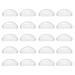 Beejune 10 pairs of silicone nose pads glasses nasal pads self -adhesive glasses pads self -adhesive nose pads nose pads glasses self -adhesive glasses pads for glass sunglasses (transparent)