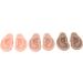 LUQEEG Soft Silicone Ear Model - 3 Pairs in 3 Colors | Ideal for Piercing Jewelry Exhibition & Teaching Demonstration - Buy Online on GoSupps.com