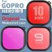 Hero 9/10 Black Dive Filter Kit for Super Suit Dive Housing Case - Red Lens for Underwater Recording - Buy Online on GoSupps.com