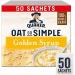 Quaker Oat Golden Syrup Breakfast Porridge Microwaveable Sachets (50 x 36g) - 2 Pack | Sold by Gronets - Buy Online on GoSupps.com