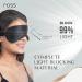 R.o.s.s 100% Mulberry Silk Sleep Mask - Premium Black Eye Mask for Ultimate Comfort and Blindfolding - Buy Online on GoSupps.com