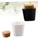FRCOLOR Set of 2 Nail Art Cup Else Verw Mix Nail Powder Cup Mini Dappen Dish Nail Art Liquid Cup Nail Art Cup Made of Crystal Conical Manicure Tools Bottle Made of Cork White - Buy Online on GoSupps.com