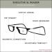 Clic Magnetic Reading Glasses - Unisex Computer Readers Executive XL (2.00 Magnification) - Stylish & Comfortable Perfect for Daily Use - Buy Online on GoSupps.com