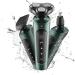 Mens Electric Shaver Razor Beard Trimmer Rotary Shaver Cordless Sideburn Trimmer Nose Trimmer Wet Dry Shaver Waterproof USB Rechargeable 3 in 1