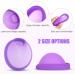 PLLype Menstrual Disc - Leak-Proof Silicone Menstrual Cup | Reusable Tampon Alternative for Sports Swimming & Yoga | S+L Size in Purple - Buy Online on GoSupps.com