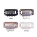 Wig Clips with Rubber Snap Clips - 24 Pieces 32mm Blonde 9-Tooth Wig Combs for Secure Hairpieces | International Shipping - Buy Online on GoSupps.com