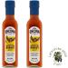 Encona Scotch Bonnet Chilli Sauce 2 x 220ml Twin Pack Hotter Than Hot + Luck Of The Irish Sticker - Buy Online on GoSupps.com