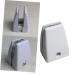 NUOBESTY 2pcs Screen Clips with Screws Desk Partition Clamp Glass Partition Clamp Cut Off Simple Glass Clip White medium