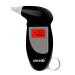 GREENWON Breathalyzer Keychain Digital Alcohol Tester Detector Breath Analyzer Audible Alert Portable with LCD Display and Replacement Mouthpiece Personal Use G/Black Gray