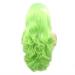 Heat-Resistant Fluorescent Green Lace Front Wig for Women | Handmade Long Synthetic Hair Cosplay & Drag Queen Styles - Buy Online on GoSupps.com