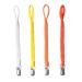 EXQUILEG 4Pcs Pacifier Strap Baby Pacifier Chain Clips Cotton Pacifier Strap With Stainless Steel Clamps for Unisex Baby (LA12)