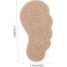 Didiseaon Non-Slip Stickers for Heels - 2 Pairs Metatarsal Cushions Skid-Resistant Foot Pads High Heel Inserts for Comfort & Support - Buy Online on GoSupps.com