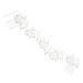 Ipetboom Pearl Decor 1 Pc Comb Flowers Alloy Bride Hair up Rhinestone Hair Comb