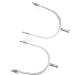 2PCS Horse Spurs West Cowboy Horse Boot Spurs Round Head English Spur Harmless to The Horse for Horsemanship Lovers - Buy Online on GoSupps.com