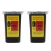Healeved 2pcs Shaving Recycling Bin Dispenser Barbershop Accessories