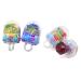 Flashing Bling Pops 10g - Grape lemon & strawberry flavour lollipops (Half box (6 ring pops))