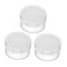 FRCOLOR 9 Pcs Toiletry containers Foundation Powder case Cosmetic Case Powder Box Travel Beauty Tools Bulk Size 2x3pcs Whitex3pcs