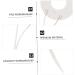 CANIGHT 2pcs Hot Ring for Hair Dressing Replacement Hot Rings Coils Heated Curlers Plastic White - Buy Online on GoSupps.com