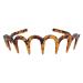TQUXNGA Stable Brown Acrylic Headband U Shape Headband s Tooth Hair Comb Hair Tiara Jewelry Headwear Gift for Girls Women 1