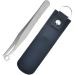 Beavorty 1 set round nose hair clip friendly round tip nose hair trimmer made of stainless steel nose tweezers Nose hair tweezers nose hair eyebrow eyebrow steel round head scissors man blue