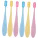 Minkissy 18-Part Infant Toothbrush Set | Soft Fur Children's Cleaning Brushes & Travel Tongue Scraper in Earth Colors - Buy Online on GoSupps.com