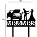 Funny Car Repairman Wedding Cake Topper - Car Repairman Couple with The Car - Repairman Couple Cake Topper Mr&Mrs Wedding Cake Topper (Repairman) - Buy Online on GoSupps.com