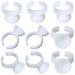Akstore 200PCS Disposable Makeup Glue Rings - Nail Art, Tattoo, Eyelash Extension & Adhesive Pigment Holders - Buy Online on GoSupps.com