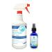 Stream2Sea Hand Sanitizer Refill 32oz & Squalane Oil for for Moisturized Skin and Hair with Vitamin E - Natural Protection & Hydration for Skin - Reef Safe Paraben Free & Biodegradable