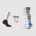 Cosyfeel Women Loose Diabetic Socks | 4-Pack Neuropathy Ankle Socks for Ladies | Super Soft Eco-Friendly Bamboo Material | Durable with Seamless Toe | Multicolour Patterns | 4 Seasons 7-9 1/2 PURPLE - Buy Online on GoSupps.com